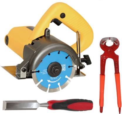 Digital Craft Marble Saw Cutter Machine 110MM,25mm Wood Chisel,8' Pincer Plier Marble Cutter