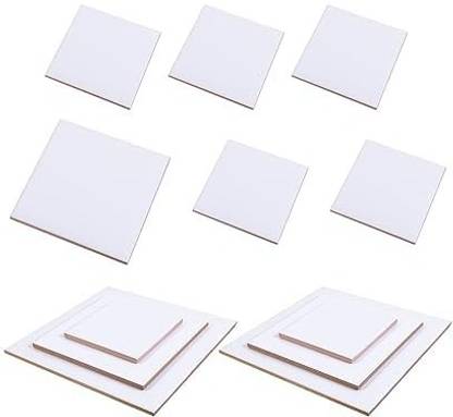 CUMZEHUB eramic Tiles Sublimation Blank Tiles DIY Heat Transfer Tiles Printing Full Polished Stone