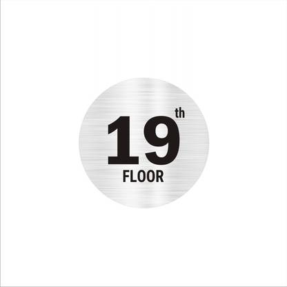 Mindcraftz 19th Floor Sign board Small Size Sign