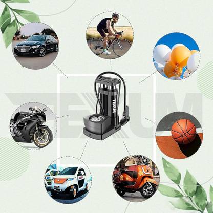 R.T. Impex 190 psi Tyre Air Pump for Car & Bike