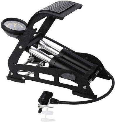 LIRZEG Foot Pump 160 PSI Double Barrel/Cylinder Foot Air Pump Car Pump