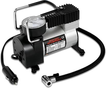OBEROI'S TRADERS Portable Car Air Compressor Pump 12V 150 psi Tyre Air Pump for Car & Bike
