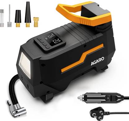 agaro 150 psi tyre air pump for car & bike