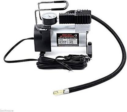 GORMERY Heavy Duty Metal Electric Car Air Compressor Pump Portable Tire Tyre Inflator Car, Bicycle, Motorcycle Pump