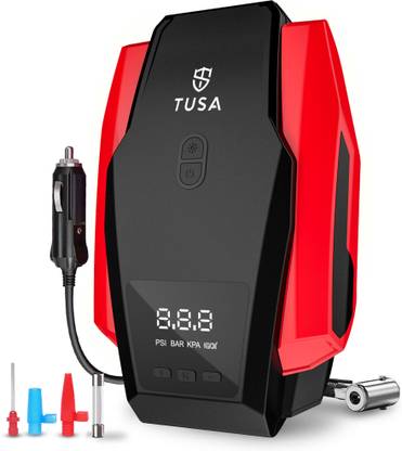 Tusa TUSA001 150 psi Tyre Air Pump for Car & Bike