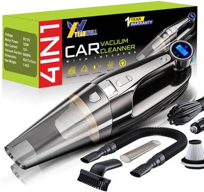 Yearwell YW 4WAY 150 psi Tyre Air Pump for Car & Bike