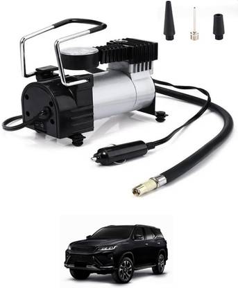 CCMM Universal 12V/150DC Silver Air Pump-108 150 psi Tyre Air Pump for Car & Bike
