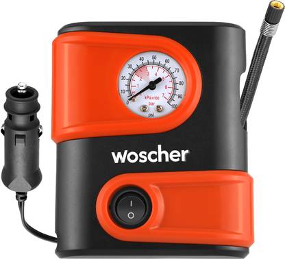 Woscher 100 psi Tyre Air Pump for Car & Bike