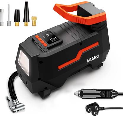 AGARO TI2157 Digital 150 psi Tyre Air Pump for Car & Bike