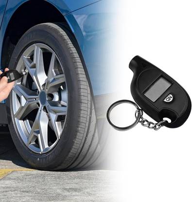 HSR Digital Tire Pressure Gauge Tire Pressure Gauge, Digital Tire Gauge Key Ring Tire Gauge for Car Motorcycle