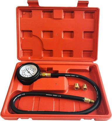 uptodatetools Analog Tire Pressure Gauge Oil Pressure Tester Kit Oil Pressure Gauge Tool for Engine Diagnostic Test