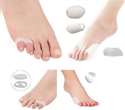 Digital Shoppy 1 Pair Little toe Finger protector and 1 pair little toe seperater.