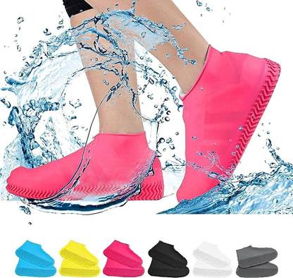 TU4 Enterprise Reusable Silicon Boot Cover Rain Indoor, Outdoor (Medium)