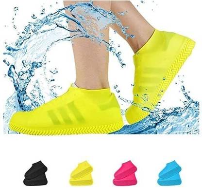 Uniquecartel Rainproof Non-Slip Silicon Waterproof Silicone Shoe Cover (Pack of 1)