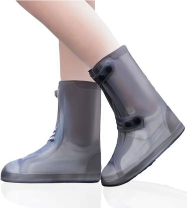 TU4 Enterprise Silicone Rain Reusable Anti skid Waterproof Boot Cover Shoe Protector (3XL)