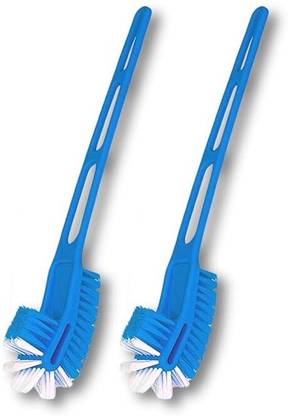 STRUGGLINGINC Cleaner for Western & Indian Toilets | Assorted Plastic Brush