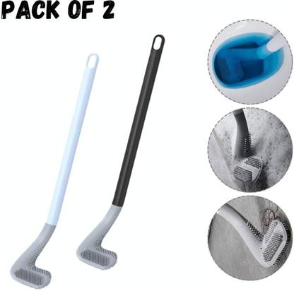 ODIN Golf Shape Silicone Toilet Brush Anti-drip (2-pis)