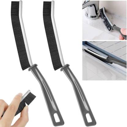 DR.GADGET Gap Cleaning Brush Crevice Cleaning Tool Door Window Track Dead Corners Cleaner Microfibre Wet and Dry Brush