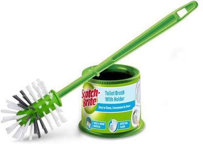Scotch-Brite Round Toilet Brush (1 unit) with Holder