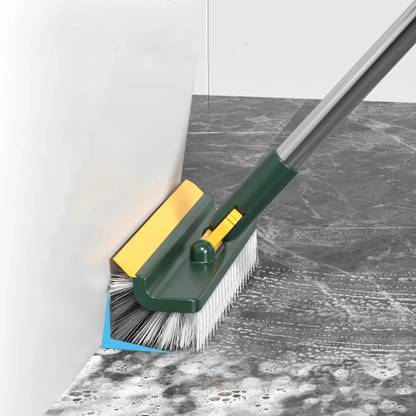 MAAUVTOR 3 in 1 Multifunction Floor Scrub Brush 180°Rotating Scrape Corner Cleaning Brush