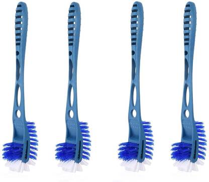 STRUGGLINGINC Indian Toilet Cleaner Brush Bathroom Brush Indian Western Toilets (Pack of 4)