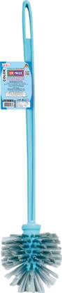 Sir Prize Round Toilet Bathroom Cleaning Brush| Upgraded Soft Bristles for Easy Cleaning