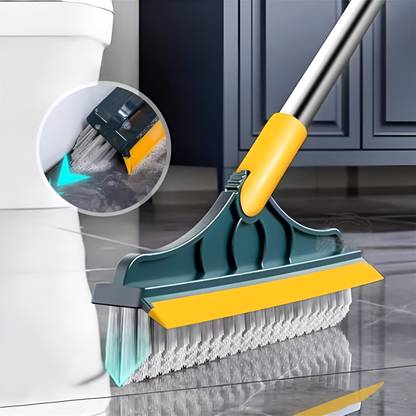 IBIXI 2 in 1 tile cleaning Floor Brush Scrubber with Long Handle tile cleaning brush with Holder
