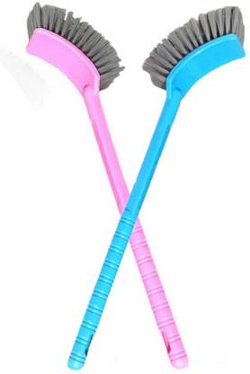 NARV High Strength Toilet Brush | Long Handle Pan Cleaner for Bathroom Use