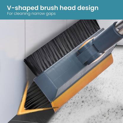 ZUDORA Upgraded 3 in 1 Bathroom Cleaning Brush with Wiper and Tweezers with Holder