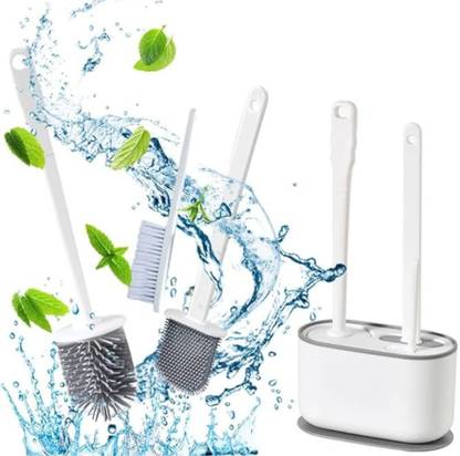 Calldrishe 3 in 1 Toilet Brush Set with Holder Wall Mounted with Holder