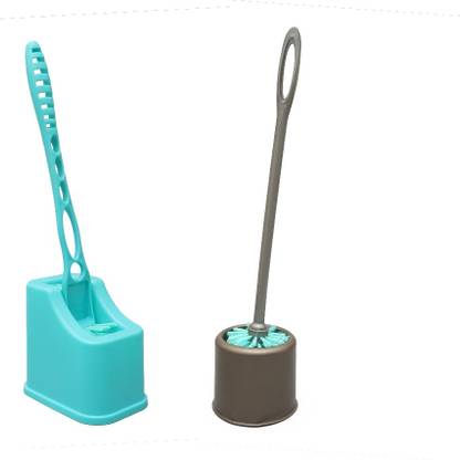 JIMIT CRESCENT + ROUND TOILET BRUSH with Holder
