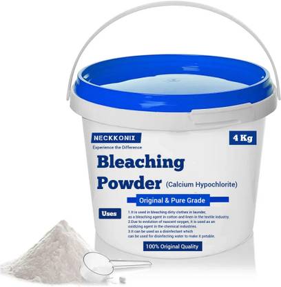 Neckkonix Powerful Bleaching Powder 4 KG Bucket Pack Powder Toilet Cleaner