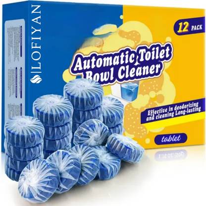 Lofiyan Automatic toilet bowl cleaners with a fresh scent to deodorize and desca Rim Block