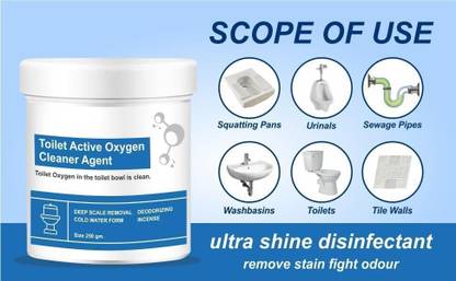 Opulent Oxygen bleach toilet cleaner Powder Toilet Cleaner