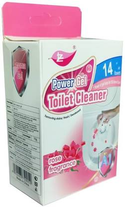 Diyansh 1pc Toilet Flower Stamp Freshener Gel Cleaner Rose Gel Toilet Cleaner