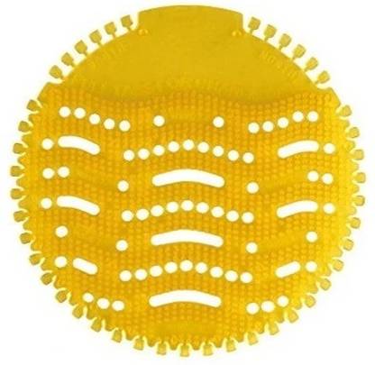 Agromech ROUND URINAL DISINFECTOR MAT SCREEN Lemon Mat Toilet Cleaner