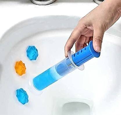 COMFORT ENTERPRISE Toilet Freshener and Cleaner Flower Gel remove bad smell Toilet Cleaning Gel Lemon Gel Toilet Cleaner