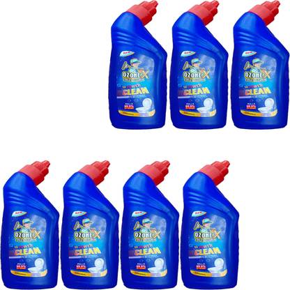 NG MART OZONX Disinfection Toilet Cleaner | Kill 99.9% Germs|Saver PACK (7L)PACK OF -7 Ocean Liquid Toilet Cleaner