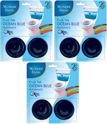 Wonderfresh wonder fresh Flushmatic Tab | Flush Tab | Toilet Cleaner Block | 100g Each Ocean Block Toilet Cleaner