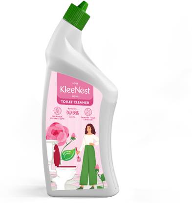 Kleenest Powerful Citric Acid Formula Rose Liquid Toilet Cleaner