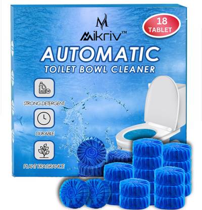 MIKRIV Toilet Bowl Deodorizer Cleaner, Cleaning Ball Tablets For Bathroom(Pack Of 18) Original Rim Block