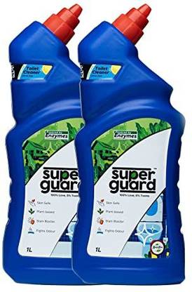 SuperGuard Vegan Plant Based Toilet Cleaner with zero Toxins and Fumes Liquid Toilet Cleaner
