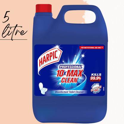 Harpic Disinfectant Toilet Cleaner Kills 99.9% of germ Removes 10x more stainsx Liquid Toilet Cleaner