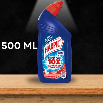Harpic Disinfectant Toilet Cleaner Liquid, Original - 500 ml | India's # 1k Liquid Toilet Cleaner