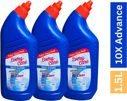 Everycare Toilet Cleaner | Kills 99.9% Germs | Removes Tough Stains | Fights Odour | Original Liquid Toilet Cleaner