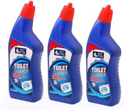 BIG Pure Toilet Cleaner 500 ml ( Pack of 3) Regular Liquid Toilet Cleaner