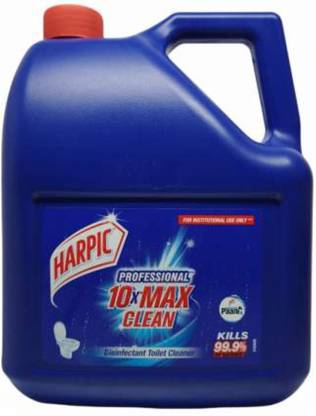 Harpic Disinfectant Toilet Cleaner Liquid, Original - 5 L | Cleaner (Pack of 1) Original Liquid Toilet Cleaner