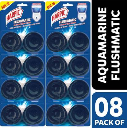 Harpic HF-H8 Aquamarine Block Toilet Cleaner