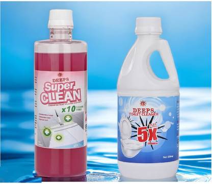 Deepspowder Surface disinfectant,Floor Cleaner & Toilet cleaner Liquid Toilet Cleaner