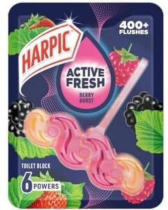 Harpic Active Fresh Toilet Block 35g Berry Block Toilet Cleaner